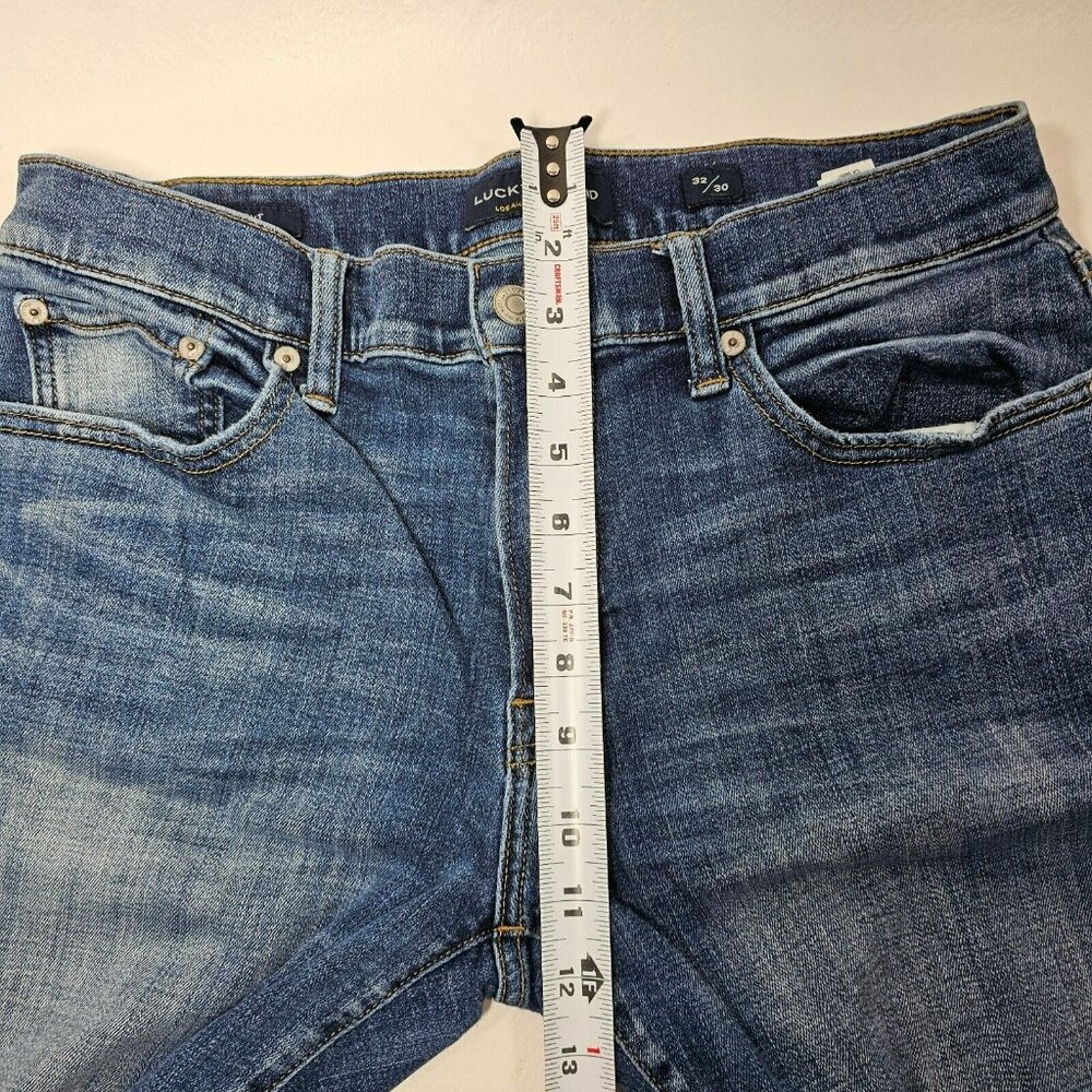 Lucky Brand 221 Straight Leg Stretch Jeans Men's Size 30x28" Medium Blue Wash - Picture 9 of 10